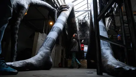 Getty Images A giant by artist Phlegm
