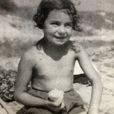 Ruth Winkelmann Ruth on holiday as a young child