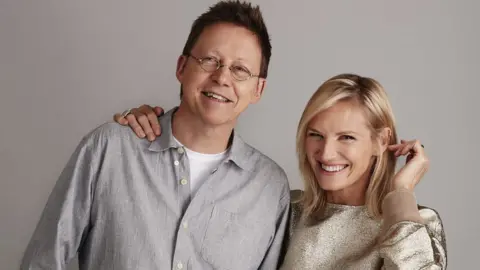 Simon Mayo and Jo Whiley