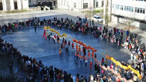 Chinese Association of Southampton Dragon dance