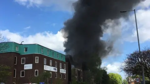 Christopher Clark Fire at the Christie Hospital