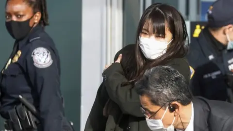 Reuters Princess Mako arrives in New York