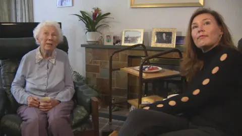 Jane has been caring for her mum Jean