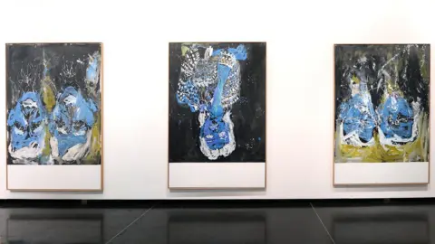 Getty Images Georg Baselitz exhibition in Venice last year