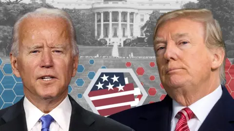 BBC Trump and Biden