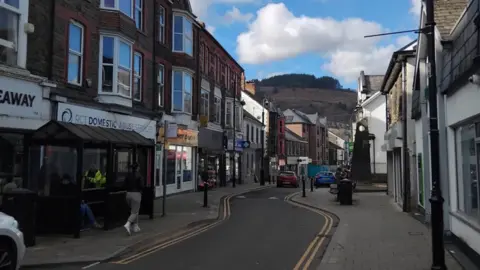 Dunraven Street in Tonypandy