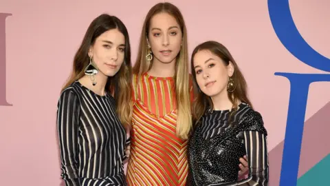 Getty Images Danielle Haim, Alana Haim, and Este Haim