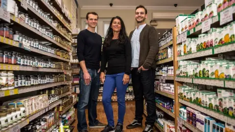 NearSt (from left) Nick Brackenbury, Parry Kohsravi, Max Kreijn