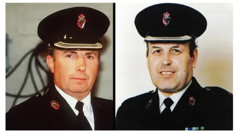 Pacemaker Ch Supt Harry Breen and Supt Bob Buchanan