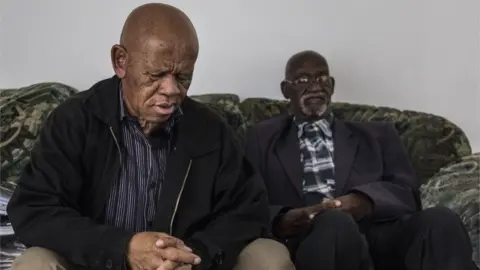AFP Lasch Mabelane and his father 95-year-old Phillip Mabelane