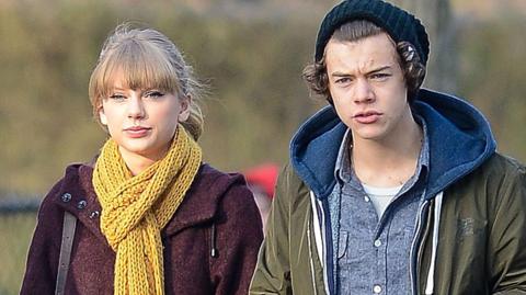 Taylor Swift and Harry Styles together in 2012