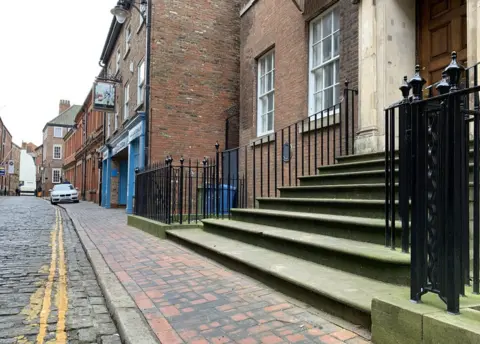 Steps leading to Maistor House