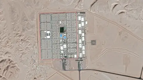 Google Earth A completed square of the Neom project