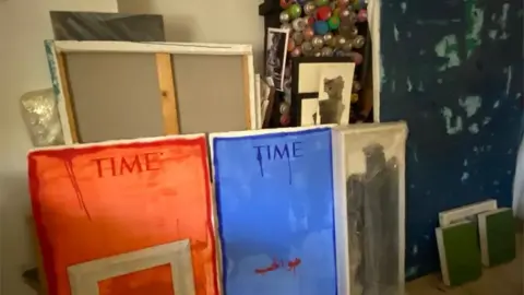 Sebastian Usher Artists' studio