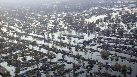 Getty Images Gentilly neighbourhood of New Orleans after Hurricane Katrina - September 2005