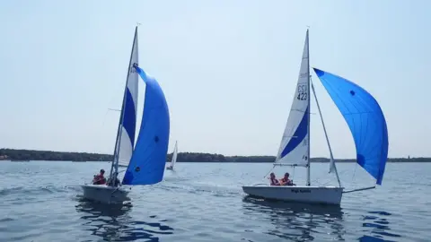 Hanningfield Sailability Club Hanningfield Sailability Club boats at Hanningfield Reservoir