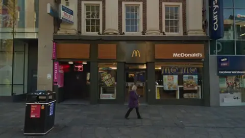 Google McDonald's in Northumberland Street