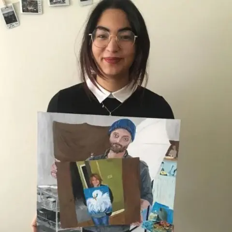 lillyofthenight 'Took a while and not perfect, but I painted the guy who painted the other guy's mum' said Reddit user lillyofthenight