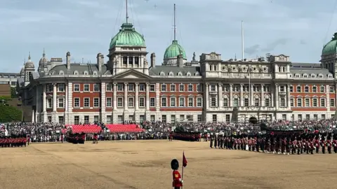 Marcus Dell Trooping the Colour parade