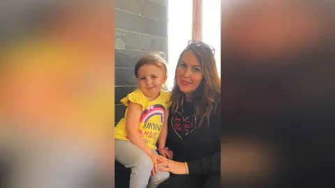 family photo Freya Bevan with mum Kath