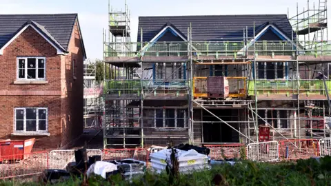 Getty Images New homes being built in the UK