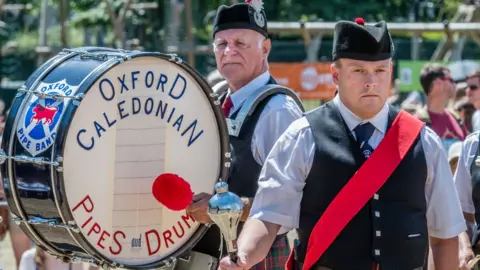 Anthony P Morris Drum players at Witney Carnival