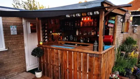 PA Media/Cuprinol Joe Melton's bar