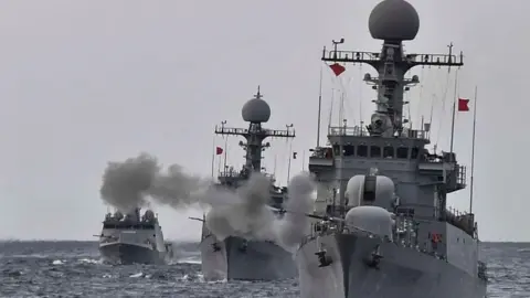 Getty Images South Korean navy drills