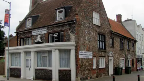 Norfolk Token Project The Old White Lion, Great Yarmouth