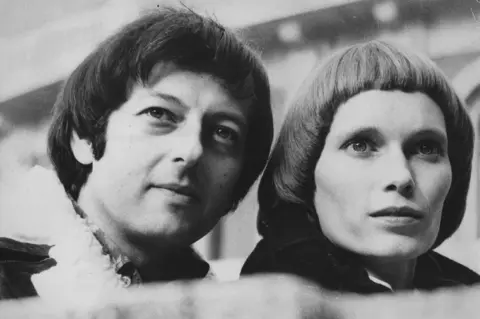 Evening Standard/Getty André Previn and Mia Farrow