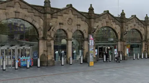 BBC/LUCY ASHTON Railway station in Sheffield