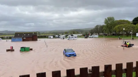 Our Precious Earth Blue Anchor Caravan Park near Minehead in Somerset