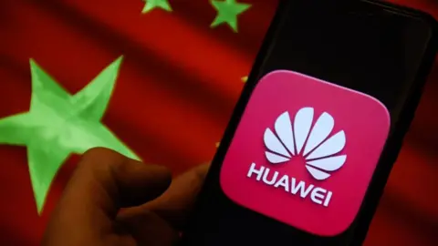 Getty Images Huawei logo