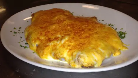 Jay Leadbeater/Central Park Cafe A parmo