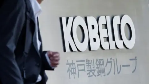 Getty Images A Kobelco logo