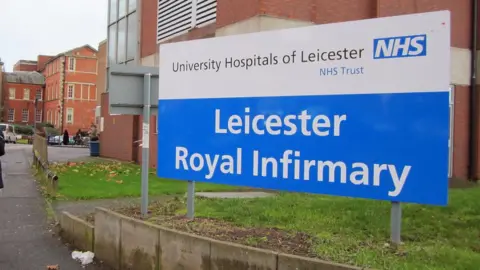 PA Media Leicester Royal Infirmary