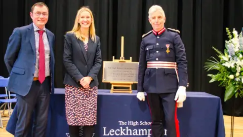Gloucestershire County Council Left to right: Dominic Burke, Helen Wood, Edward Gillespie