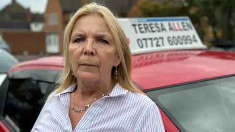 BBC / JOSIE HANNETT Driving instructor Teresa Allen