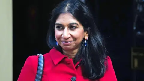 PA Media Home Secretary Suella Braverman leaving 10 Downing Street