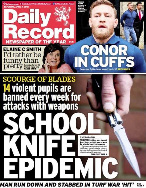 The Papers: School Knife Crime Epidemic - BBC News