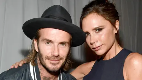 Getty Images David and Victoria Beckham