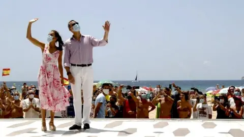 EPA King Felipe VI and Queen Letizia of Spain