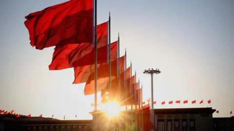 Getty Images Chinese flags