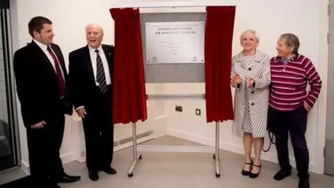 RCT Council Ron Jones at stadium opening