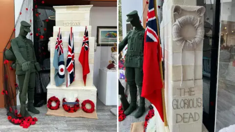 Stoke Gifford Retirement Village Knitted cenotaph