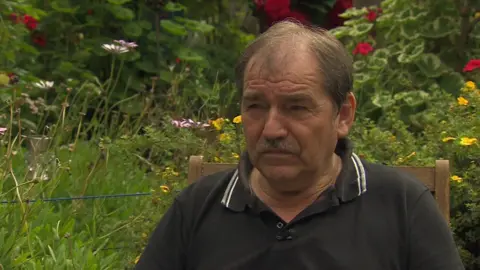 BBC News Graham Morgan speaking to the BBC