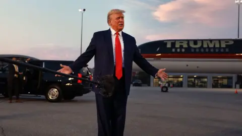 Getty Images Donald Trump in Georgia
