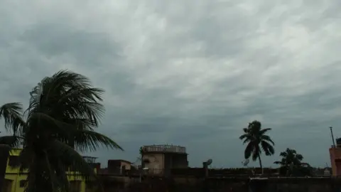 Getty Images Heavy winds near Kolkata