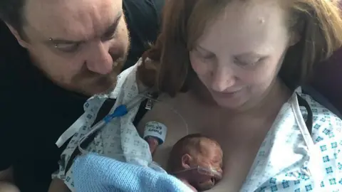 Submitted picture Gemma's maternity pay stopped just two weeks after son Gabriel came home