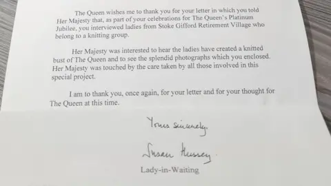 Letter from Buckingham Palace